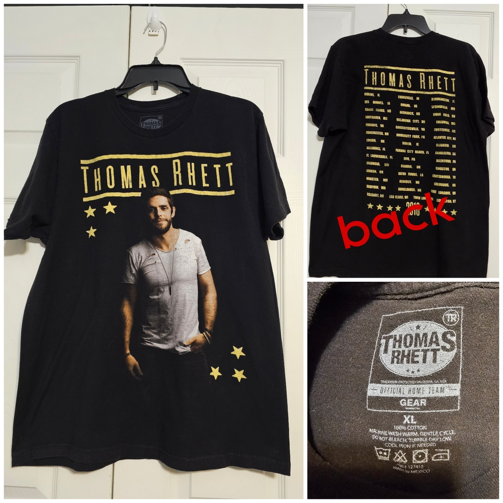 Thomas Rhett 2018 Life Changes Tour Tee - Official Home Team Gear - XL